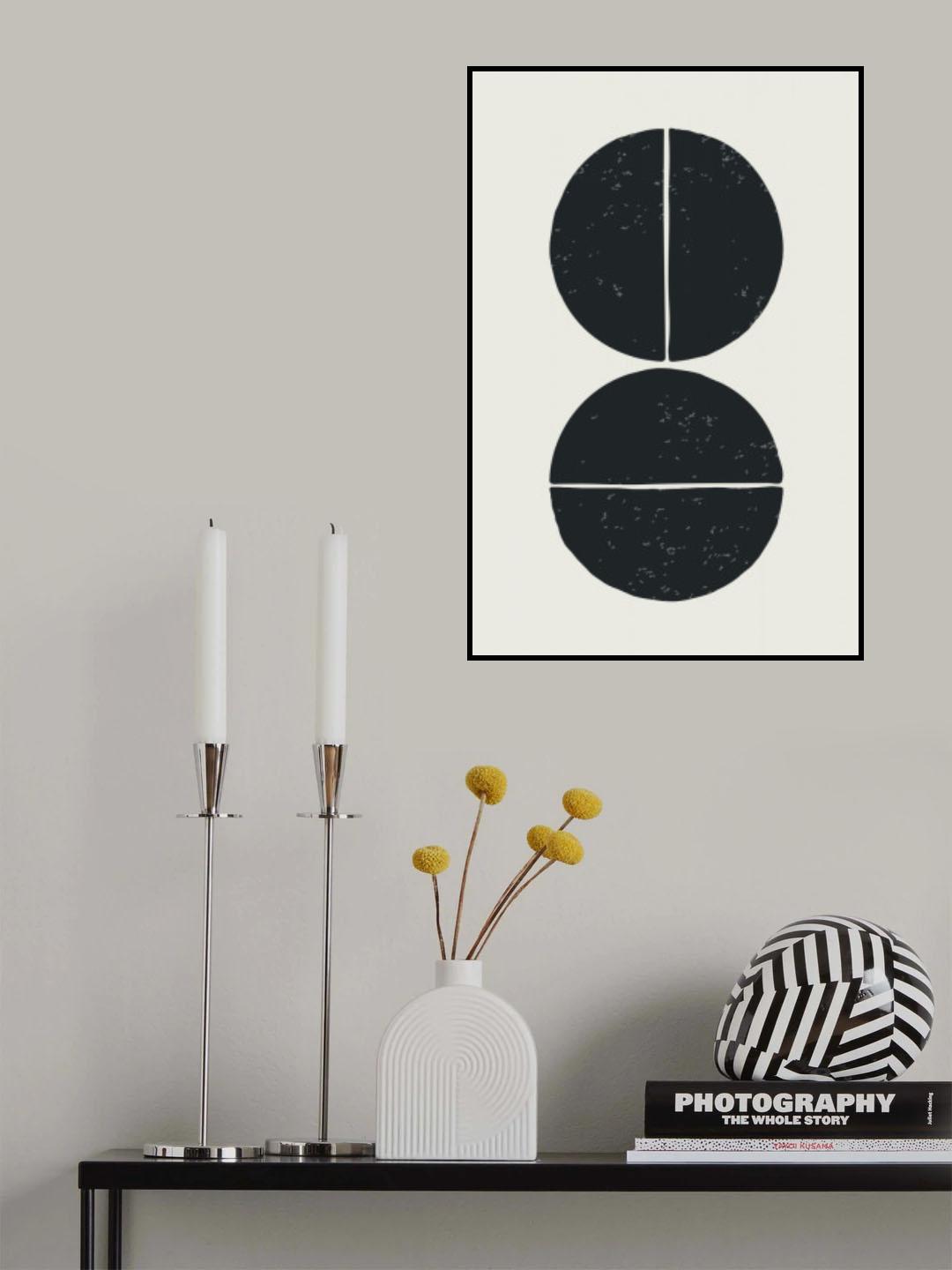 Minimal Circles #2 Poster och Canvastavla