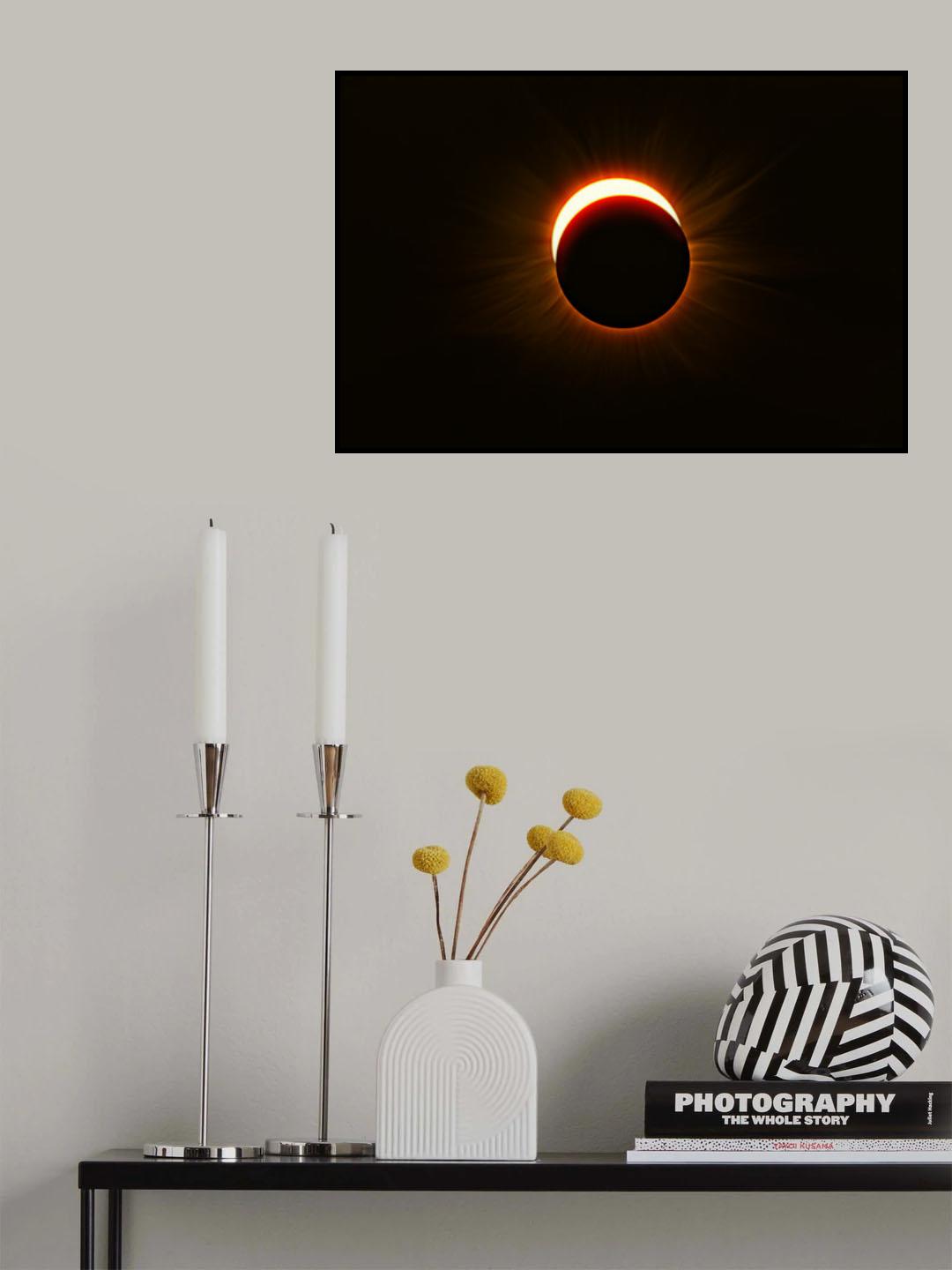 Eclipse 2017 Poster och Canvastavla
