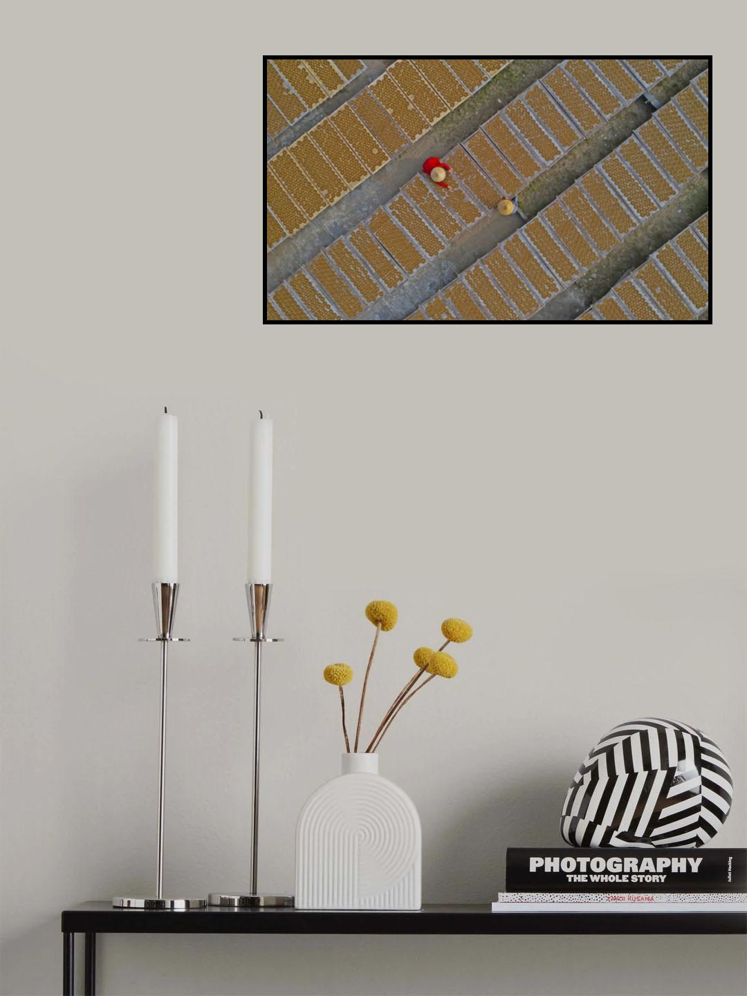 Making circle incense Poster och Canvastavla