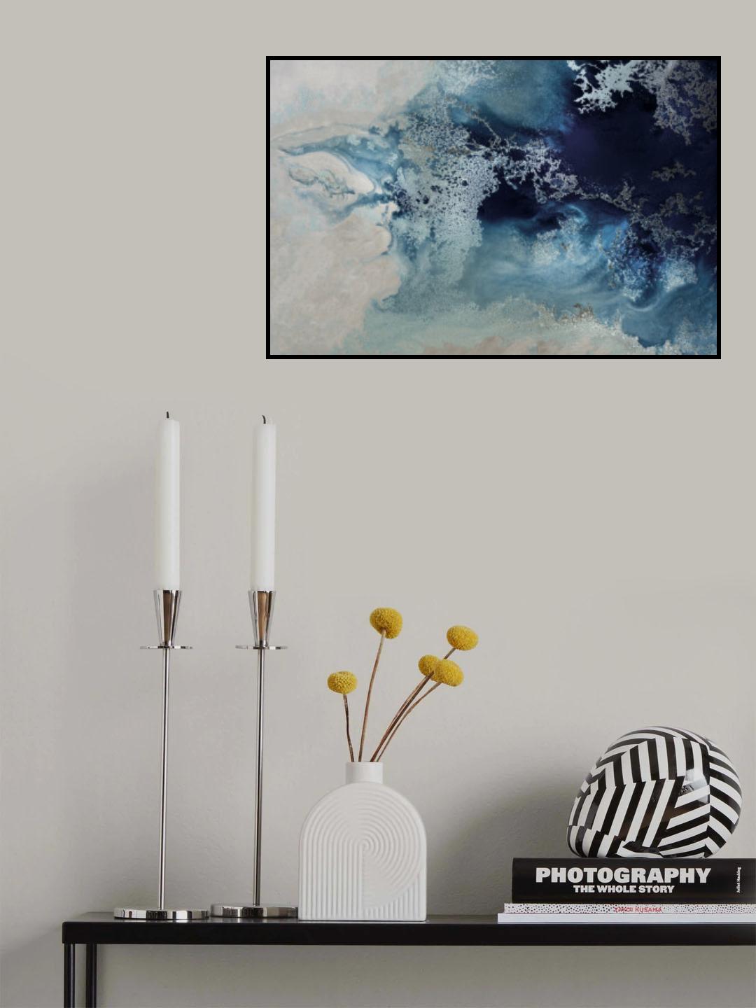 Coral Whispers Poster och Canvastavla