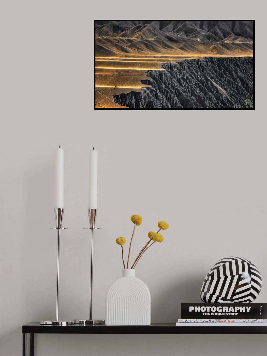 The wrinkles of God Poster och Canvastavla