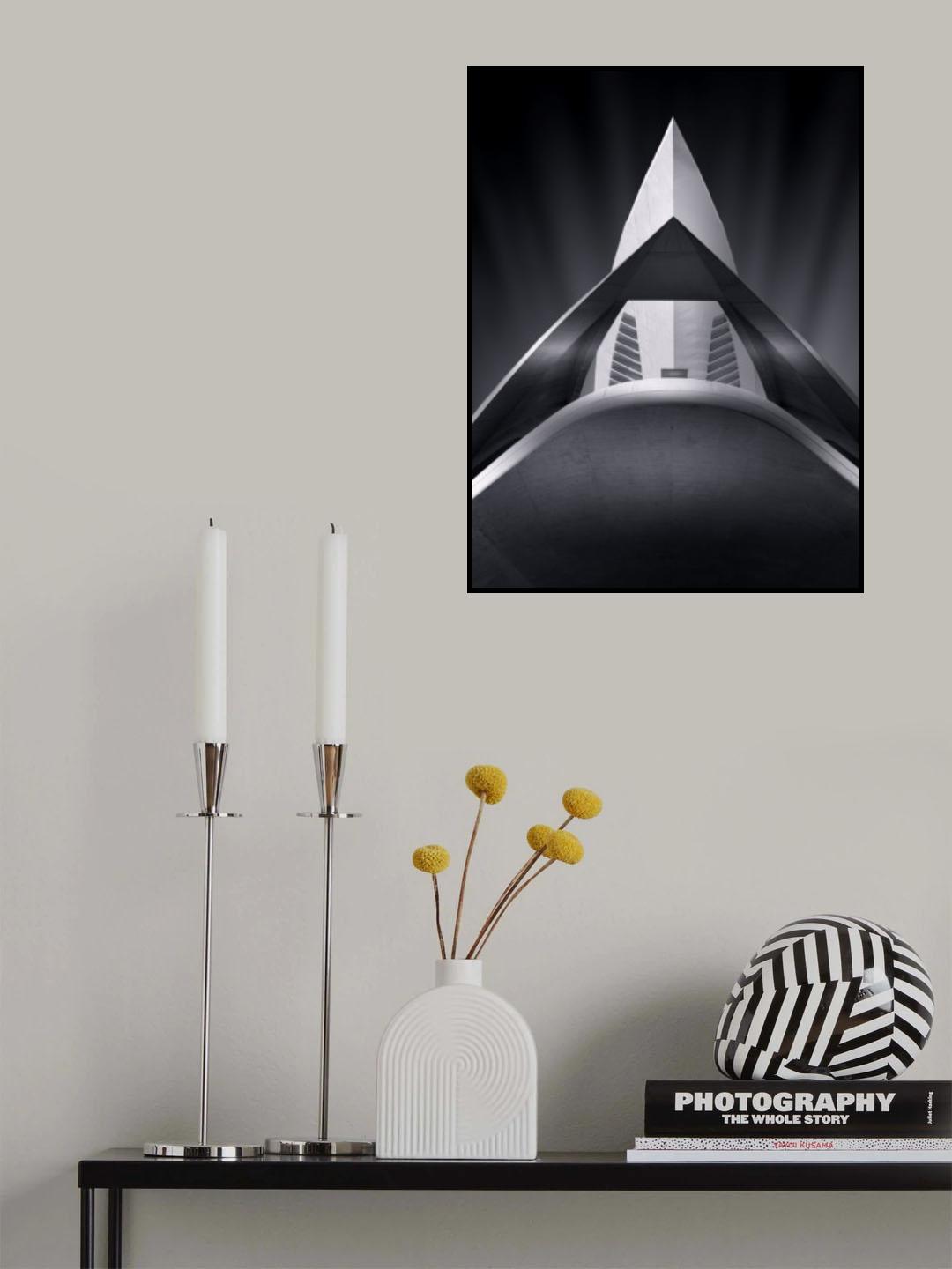 peaks between clouds Poster och Canvastavla