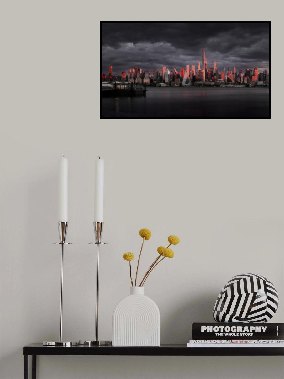 Sunset moment at NYC Poster och Canvastavla