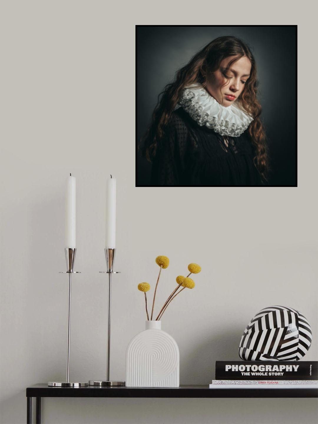 Lace collar Poster och Canvastavla