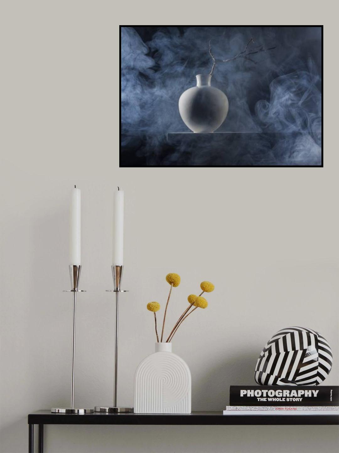 From the series "Smoke and ceramics" Poster och Canvastavla