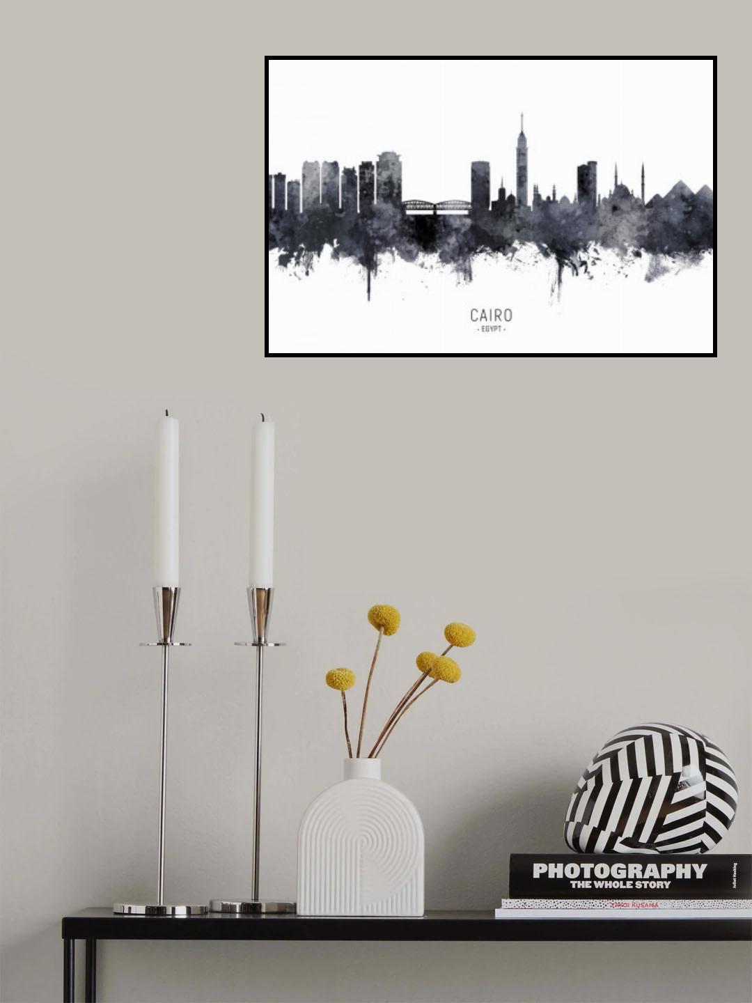 Cairo Egypt Skyline Poster och Canvastavla