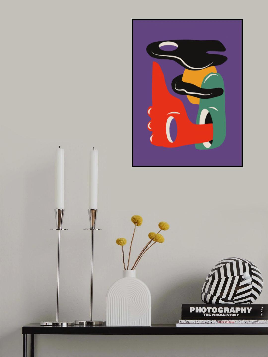 Surreal Liquid Dimension Poster och Canvastavla