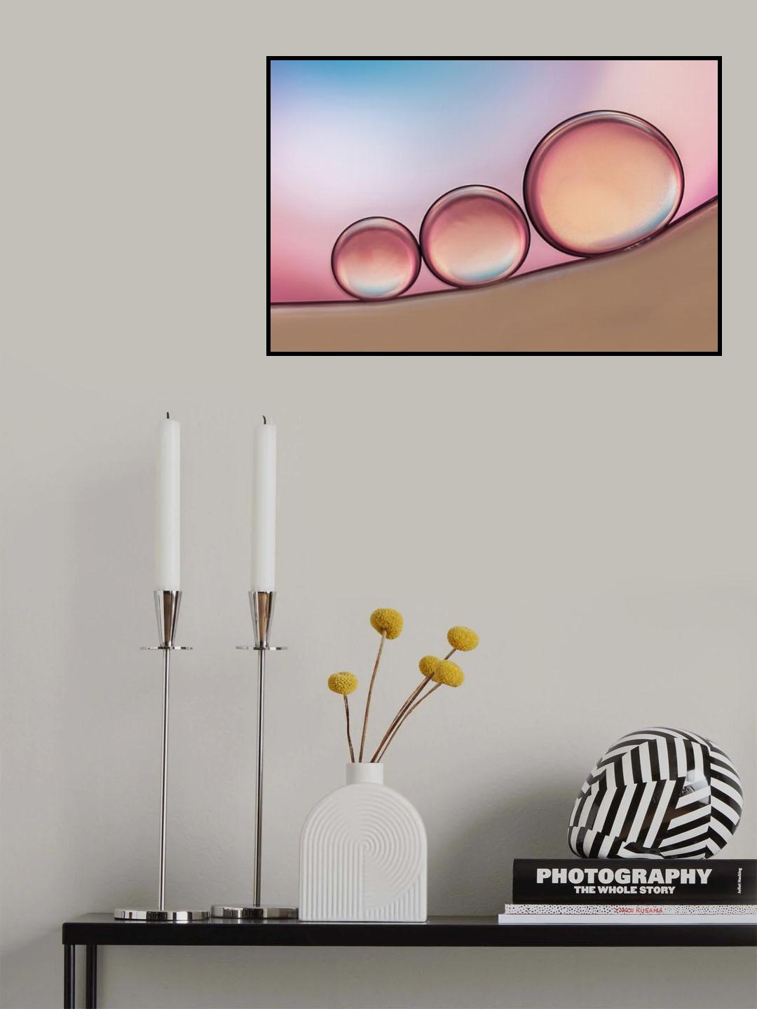 Rolling Drops Poster och Canvastavla