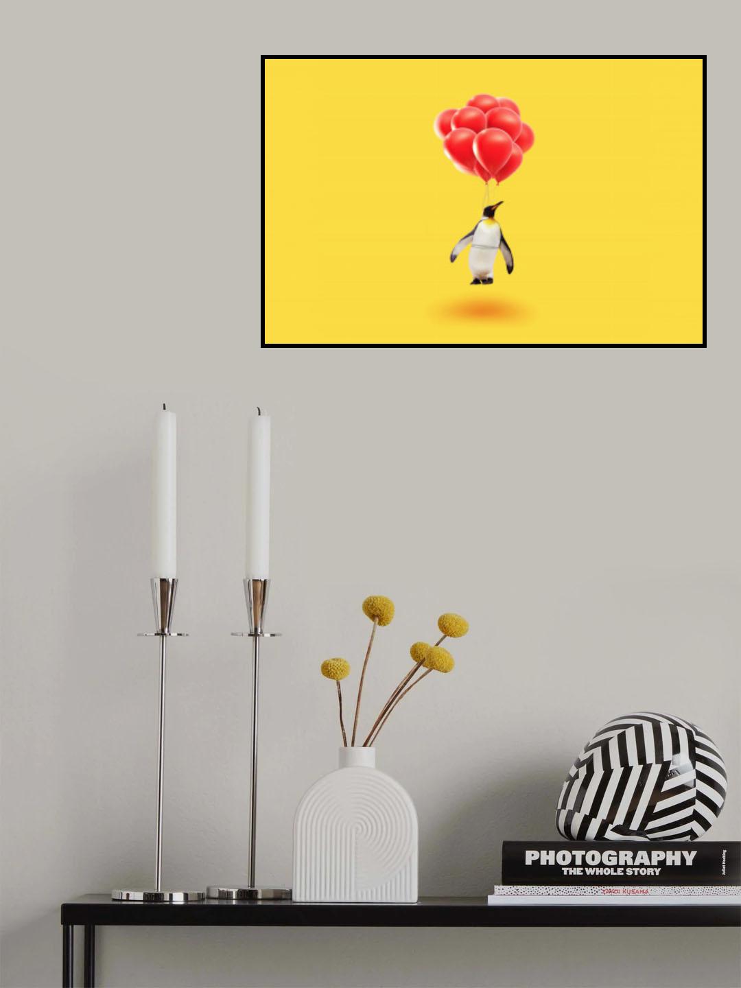 Antarctic Airlines Poster och Canvastavla