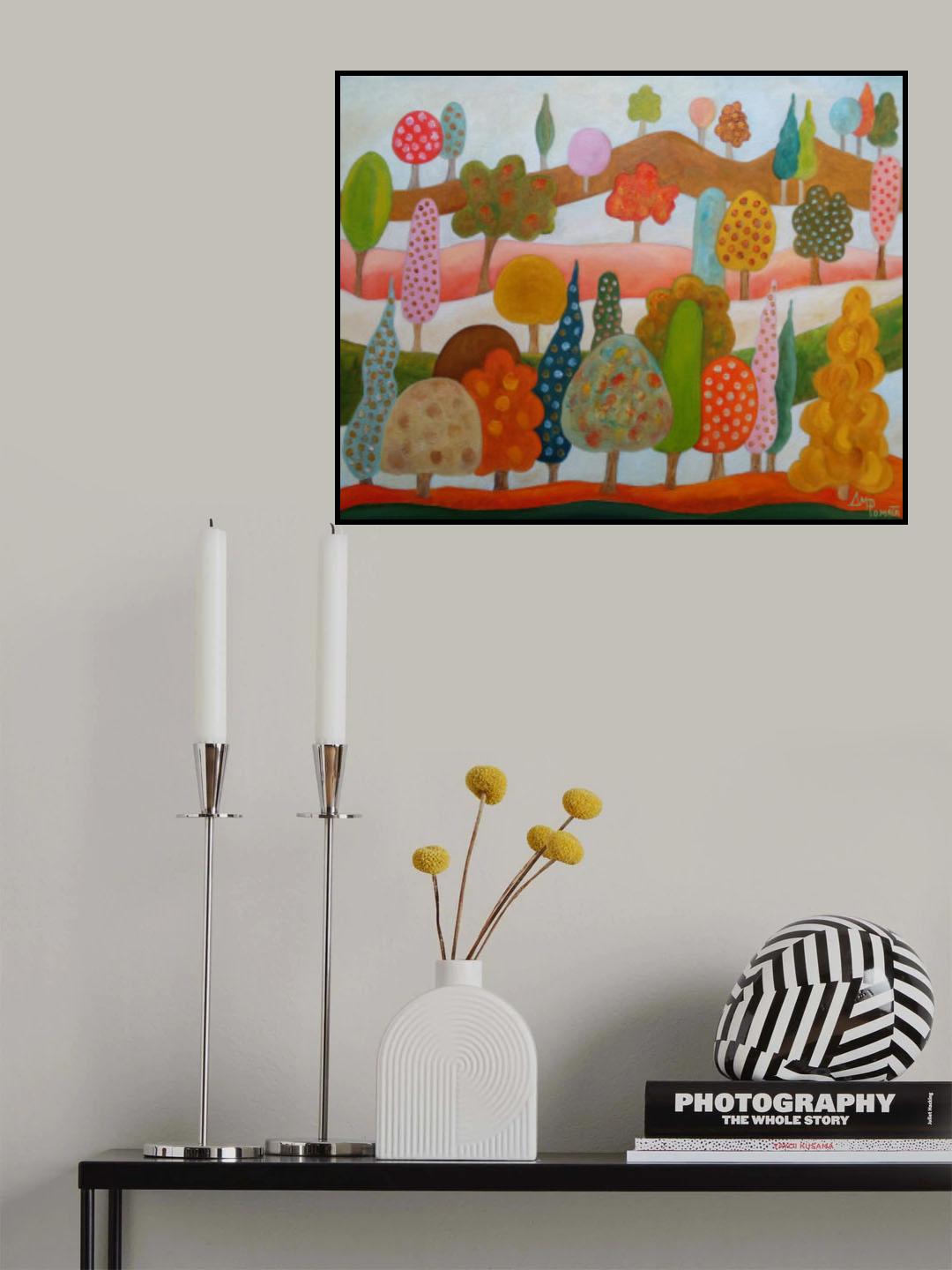 Autumn Joy Poster och Canvastavla