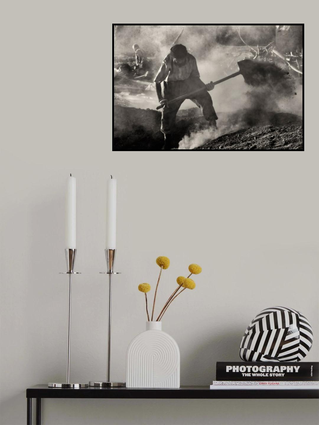 Don\'t breathe just work ! Poster och Canvastavla