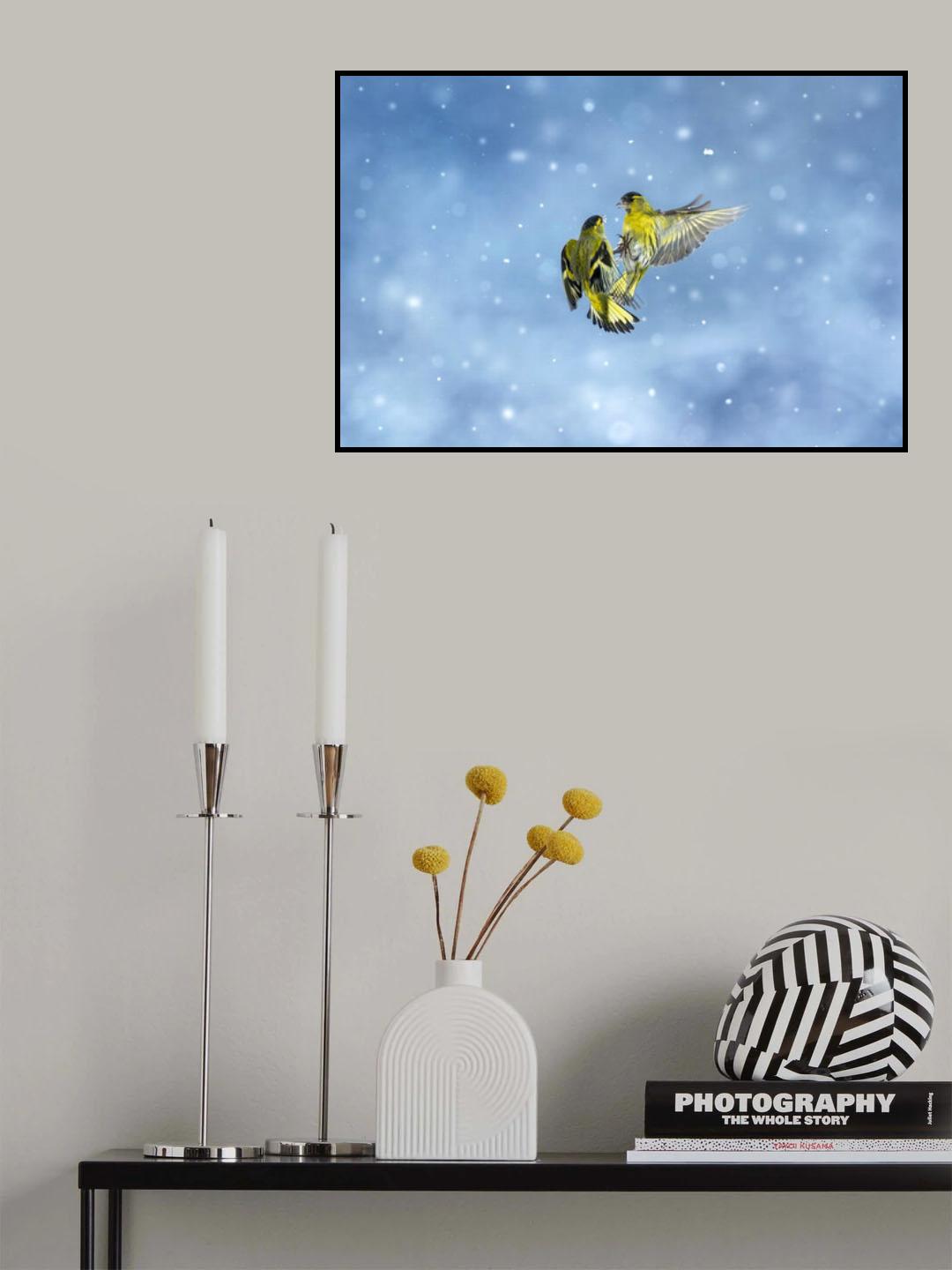 Battle in the snow Poster och Canvastavla