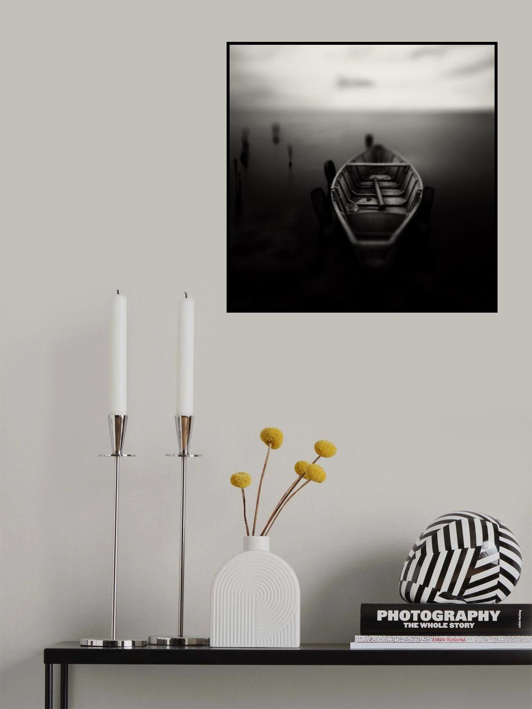 Una barca Poster och Canvastavla