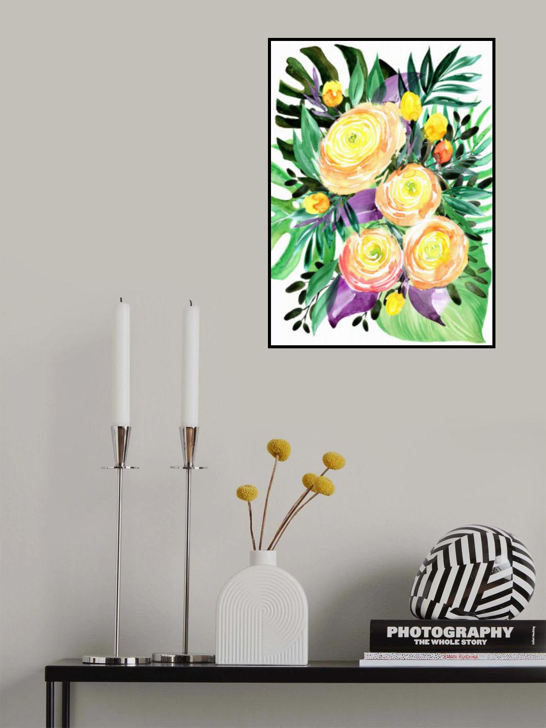 Lola tropical bouquet Poster och Canvastavla