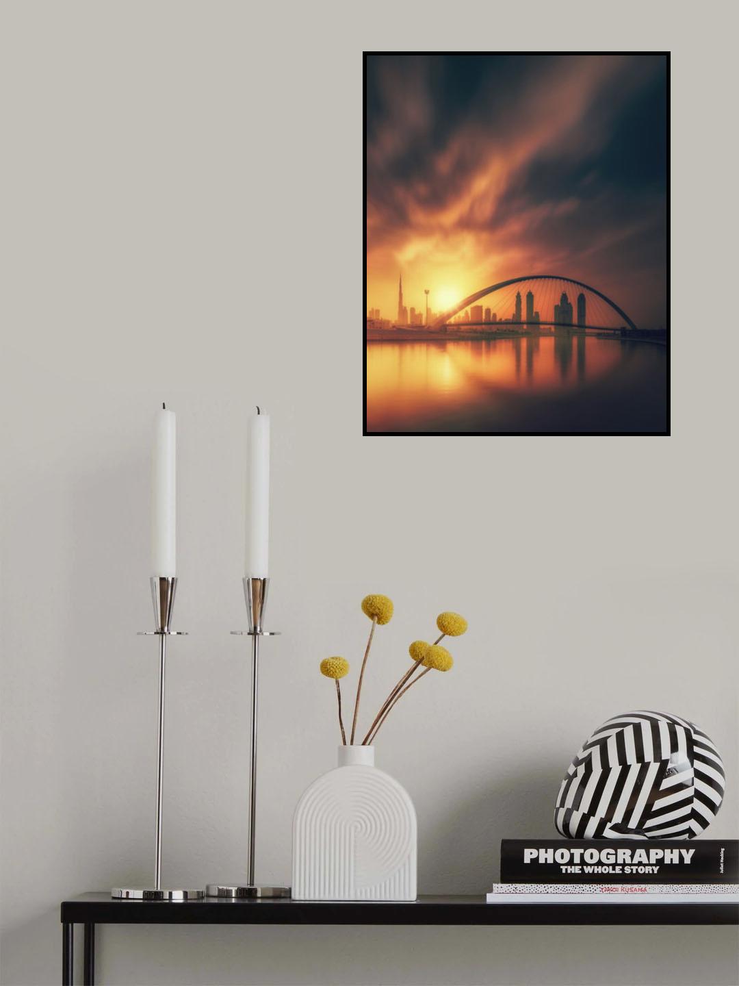 Golden Sunrise Poster och Canvastavla