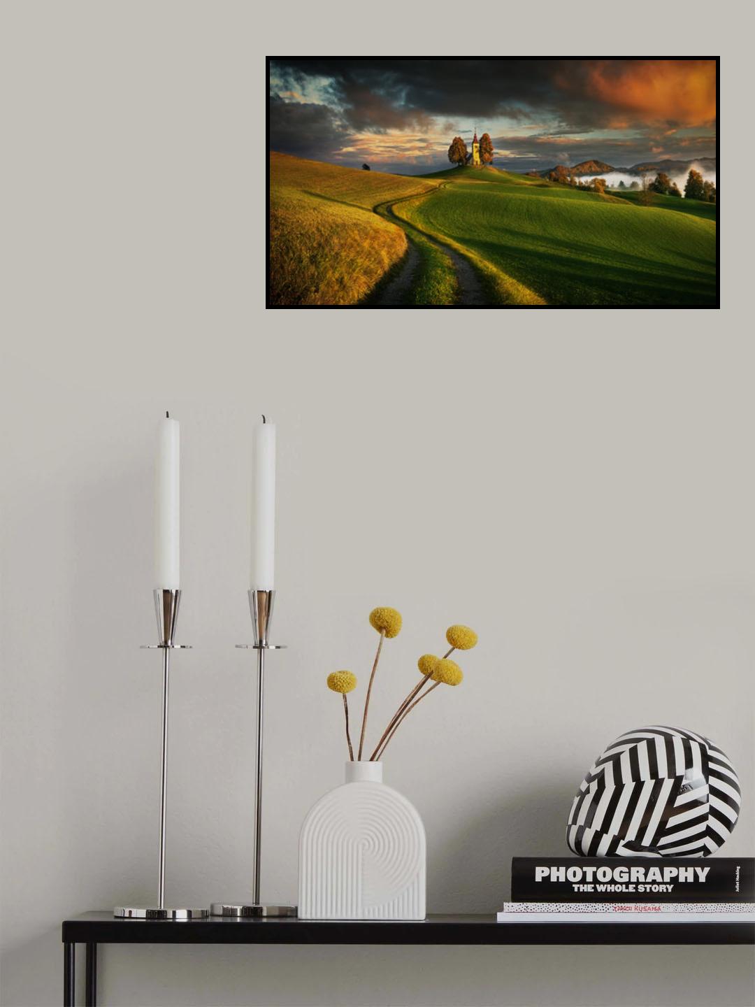 Evening light... Poster och Canvastavla