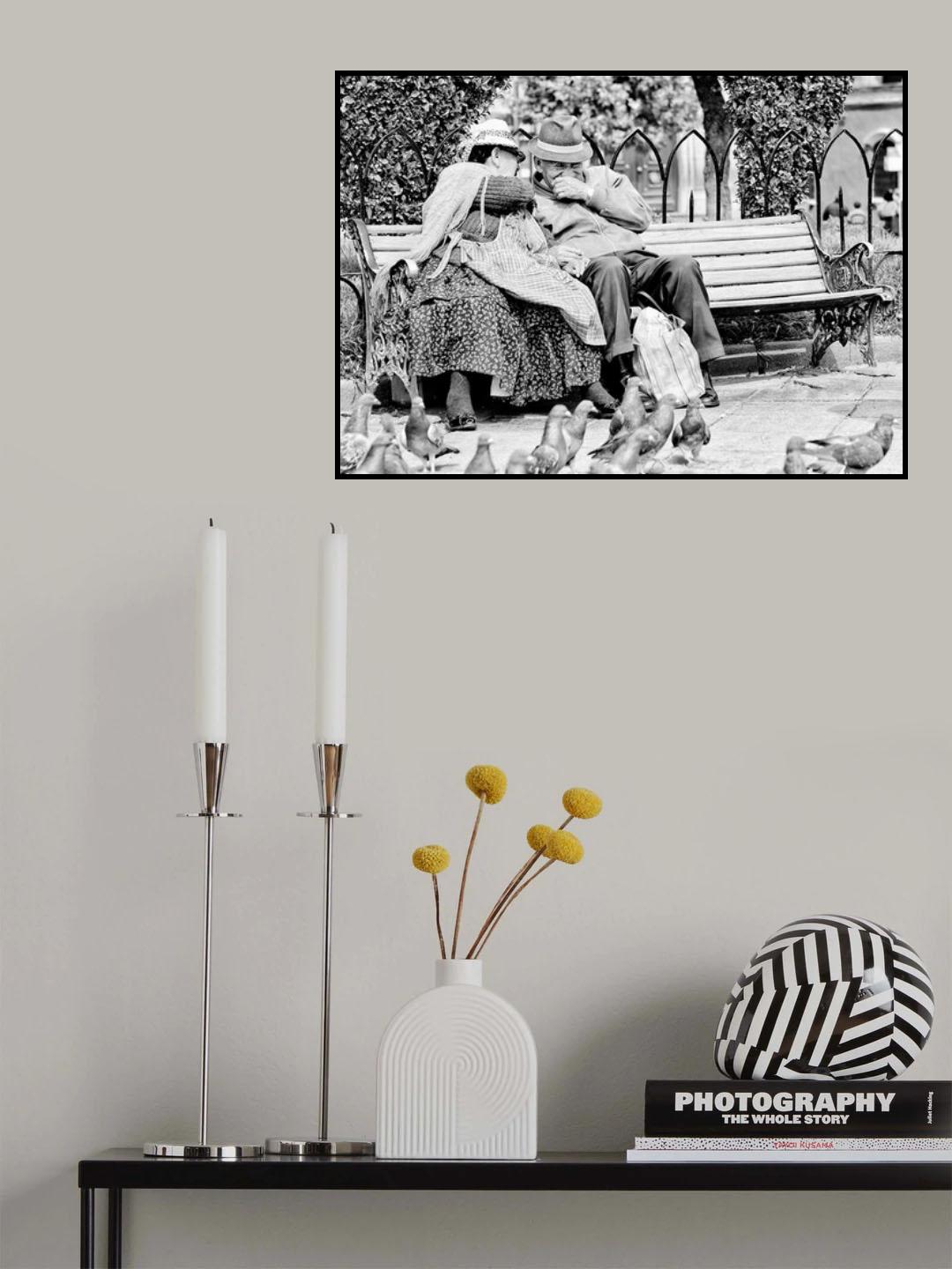 Lovebirds Poster och Canvastavla