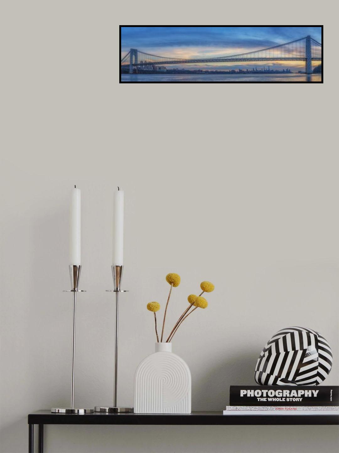 George Washington Bridge Poster och Canvastavla