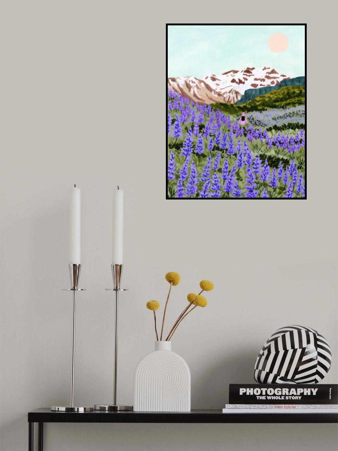 Lupine Poster och Canvastavla