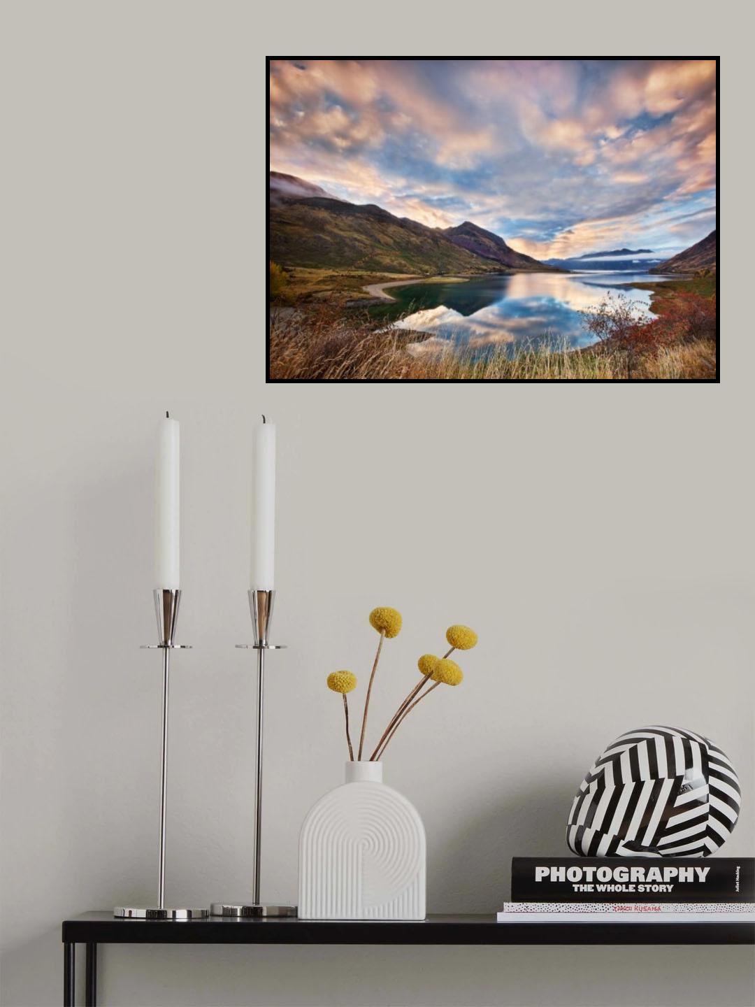 Morning Delight at Lake Hawea Poster och Canvastavla