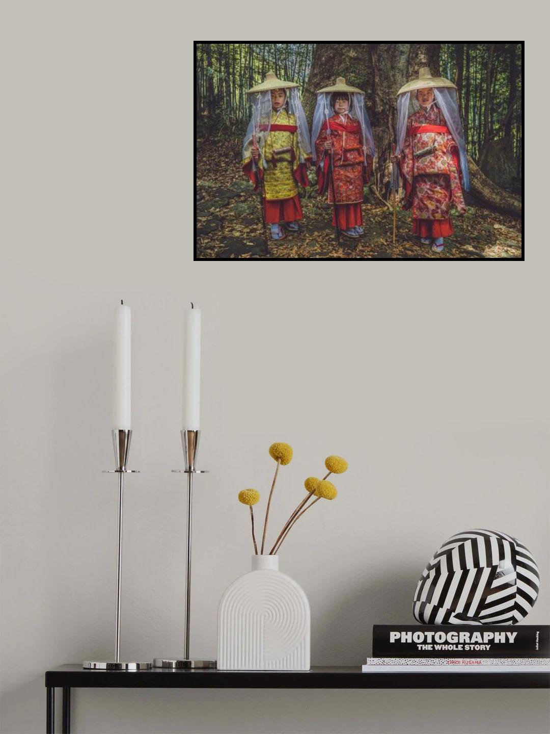 Kumano Kodo path for enlighting Poster och Canvastavla