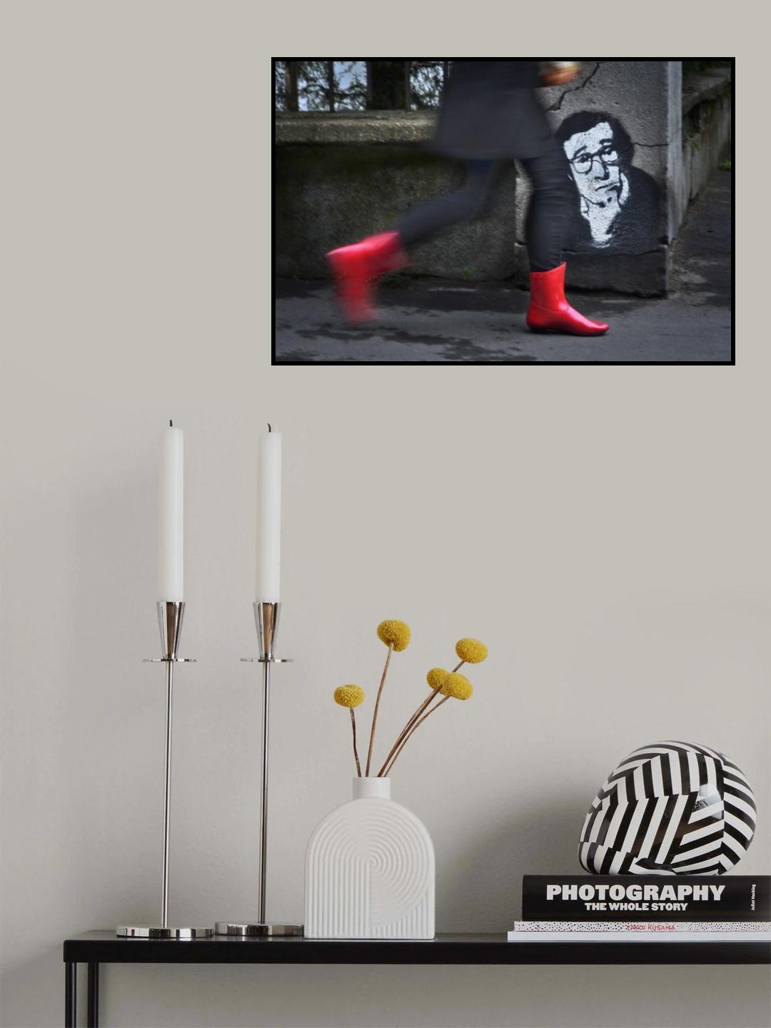 RED BOOTS Poster och Canvastavla