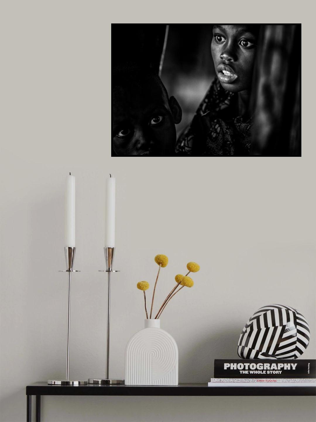 Siblings-I -Benin Poster och Canvastavla