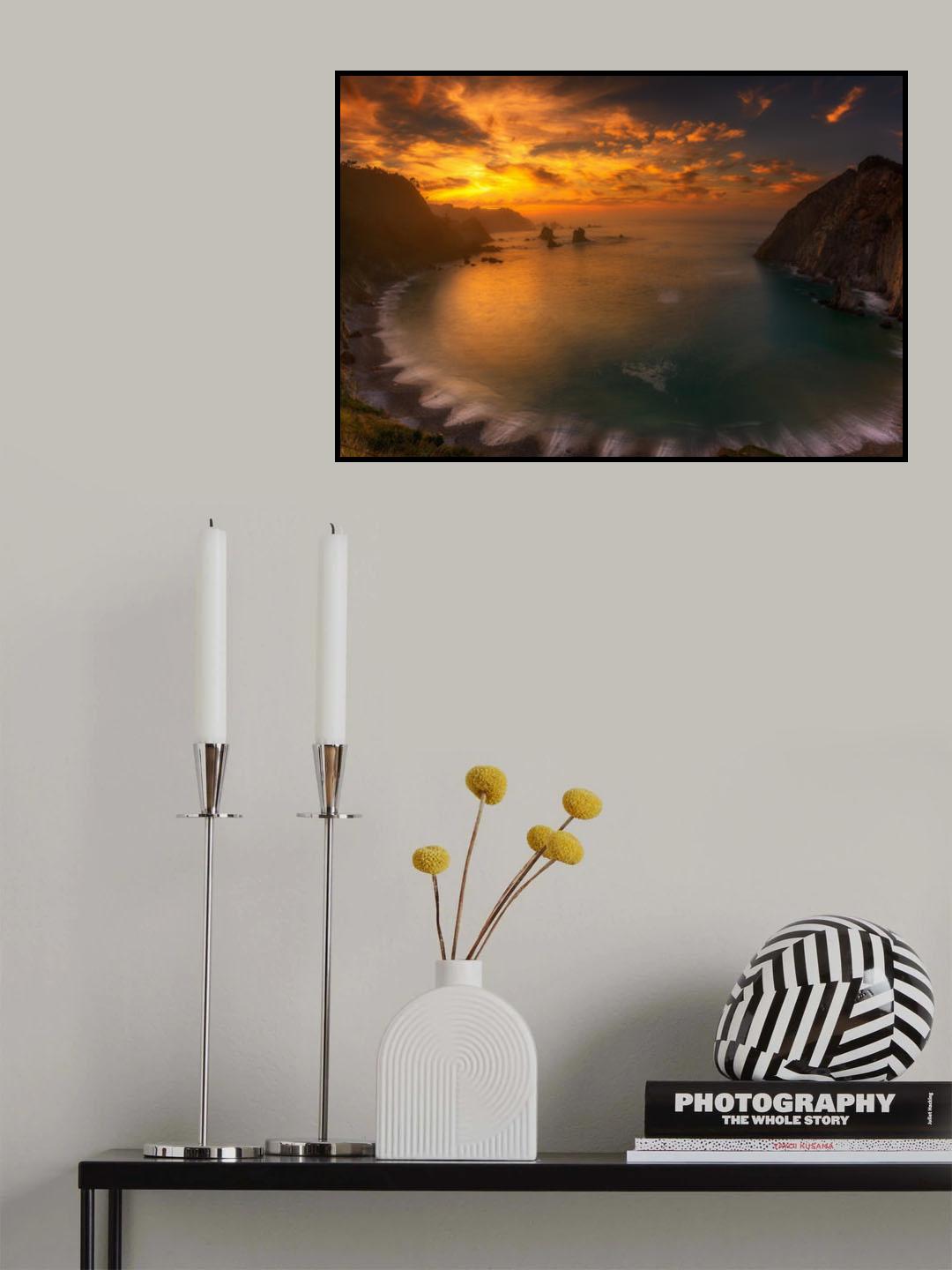 sunset in silence Poster och Canvastavla