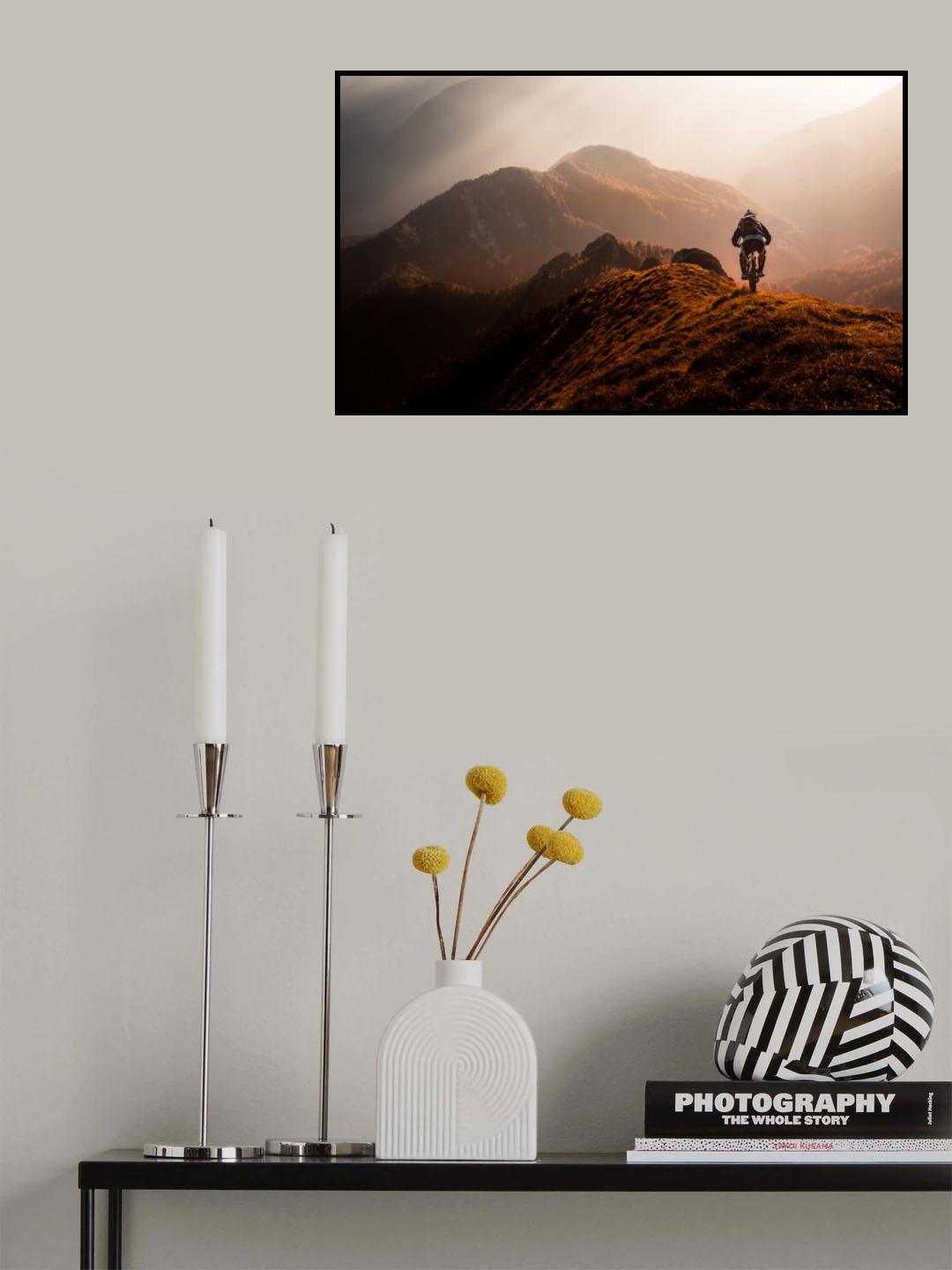Magic moments in the mountains Poster och Canvastavla