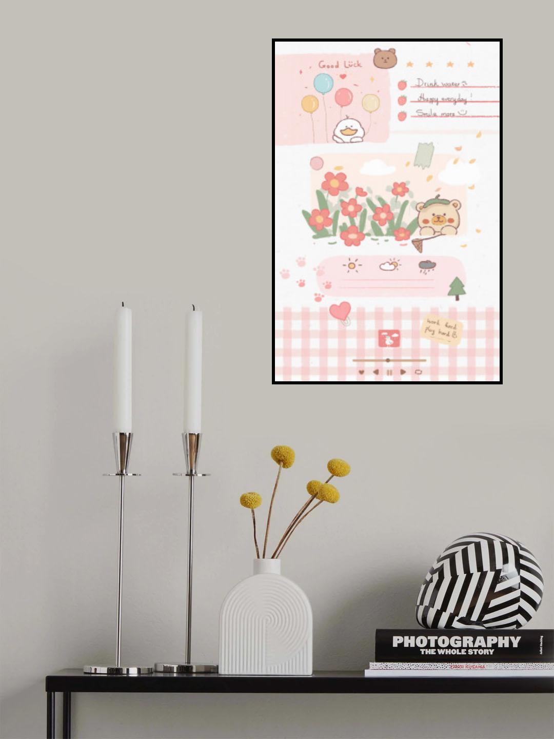 Lovely Notebook Poster och Canvastavla