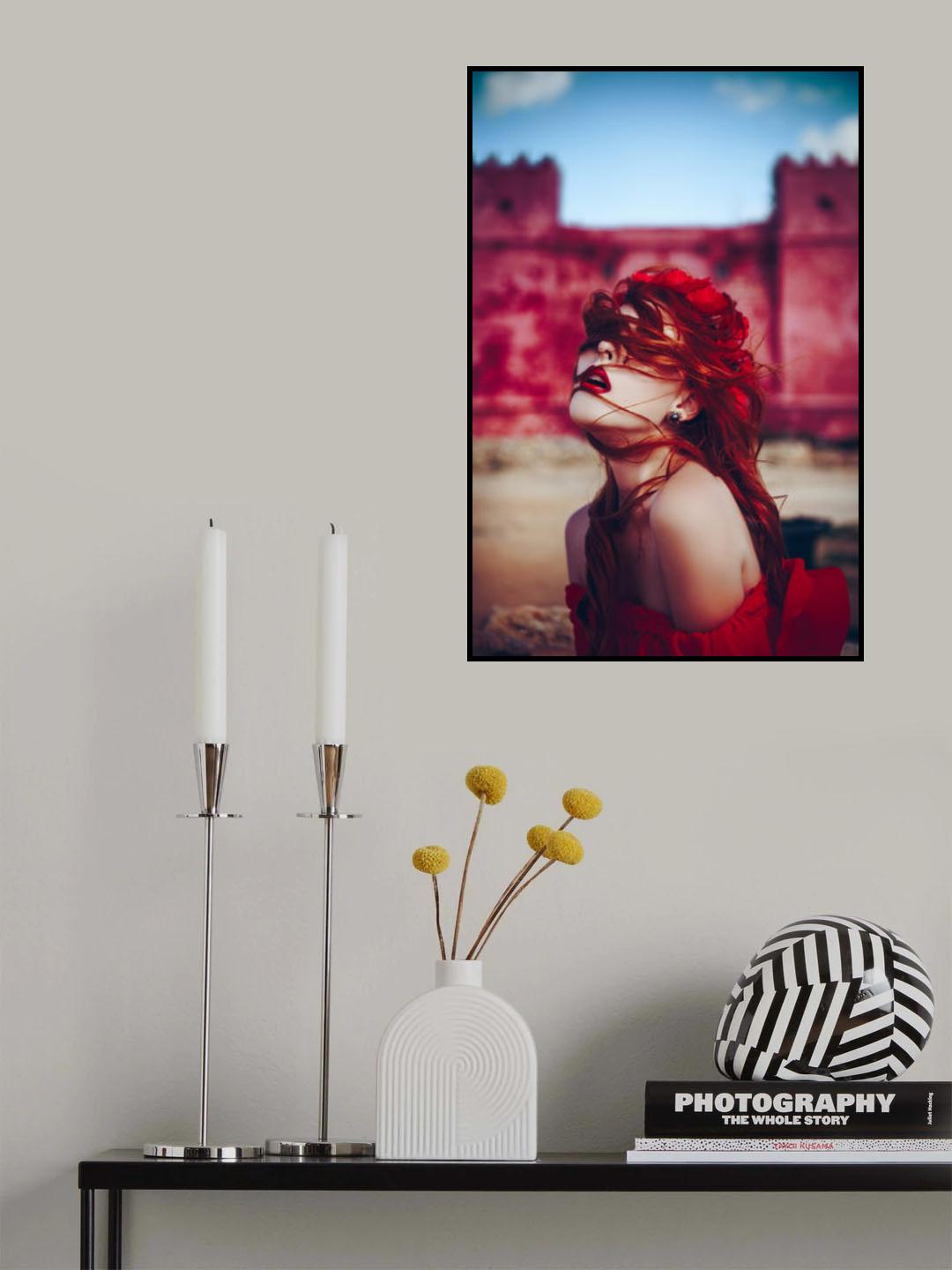 The Queen of Red Castle Poster och Canvastavla