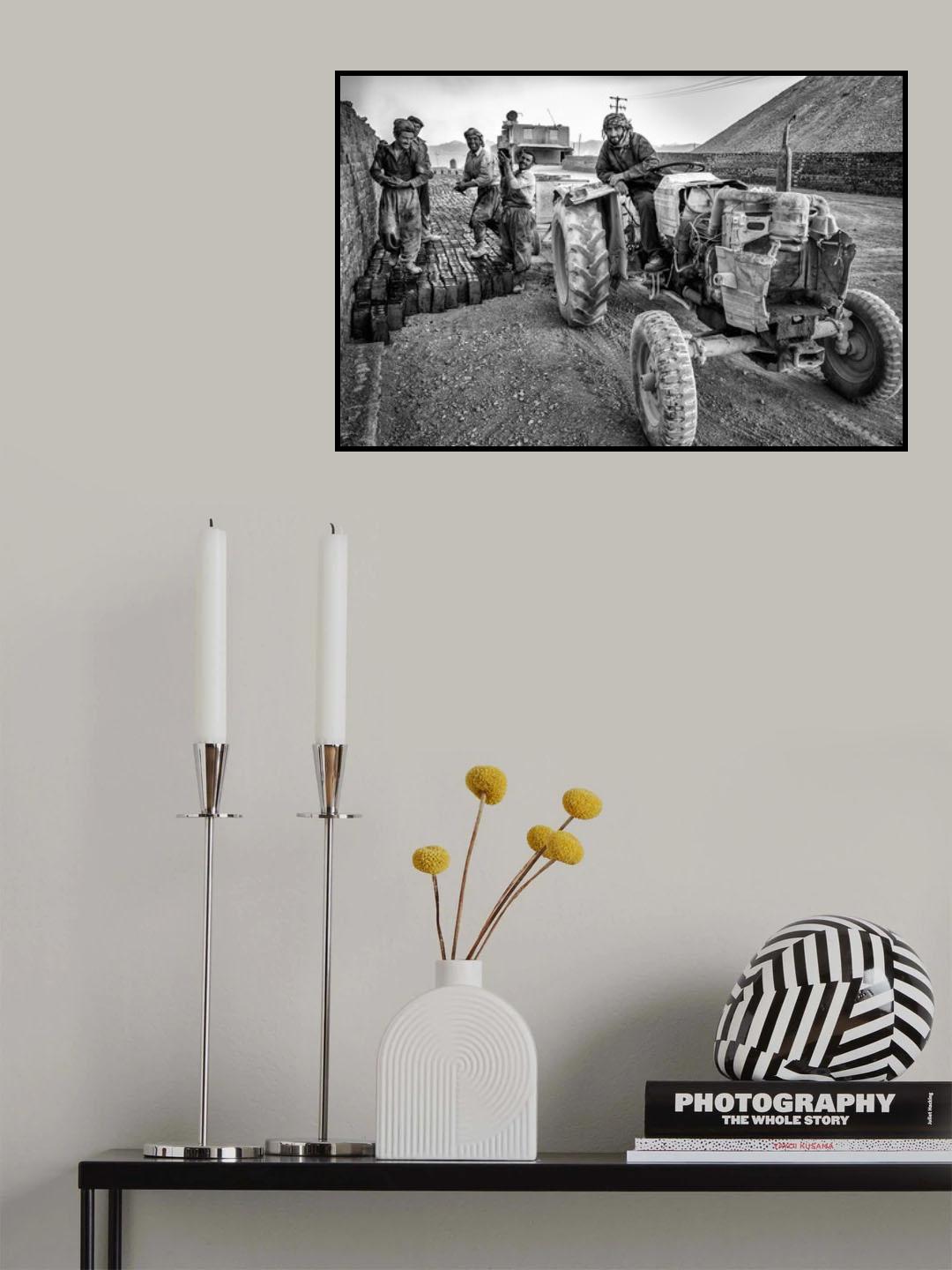 Happy workers Poster och Canvastavla