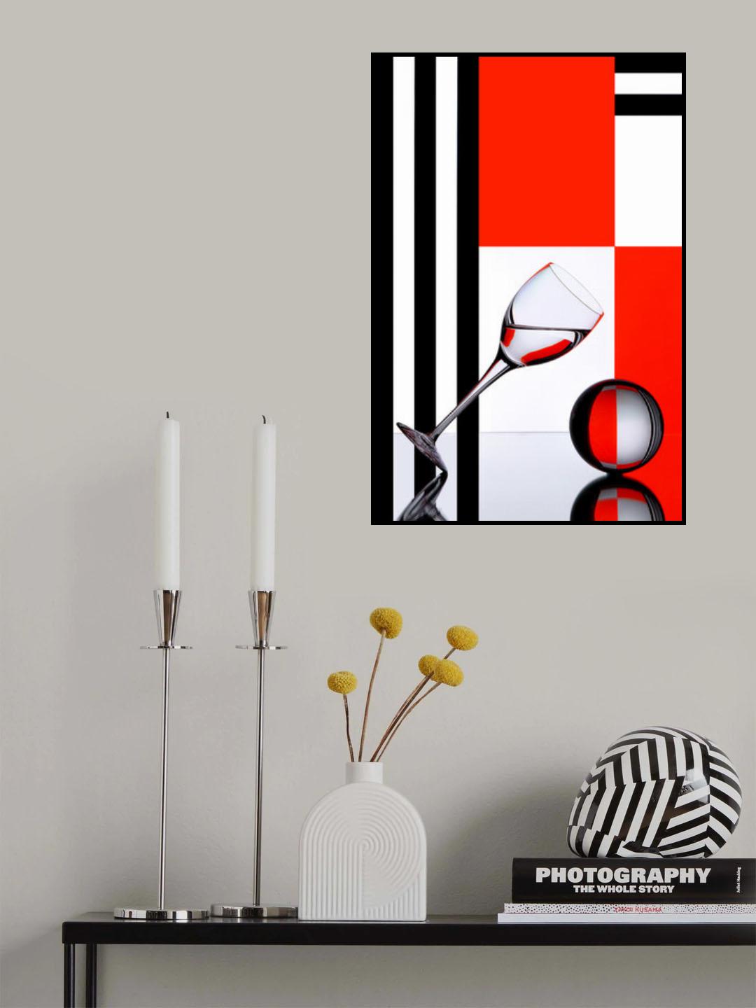 A Drop of Shapes and Colours Poster och Canvastavla