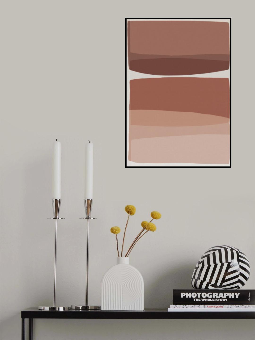 Modern Blush Poster och Canvastavla