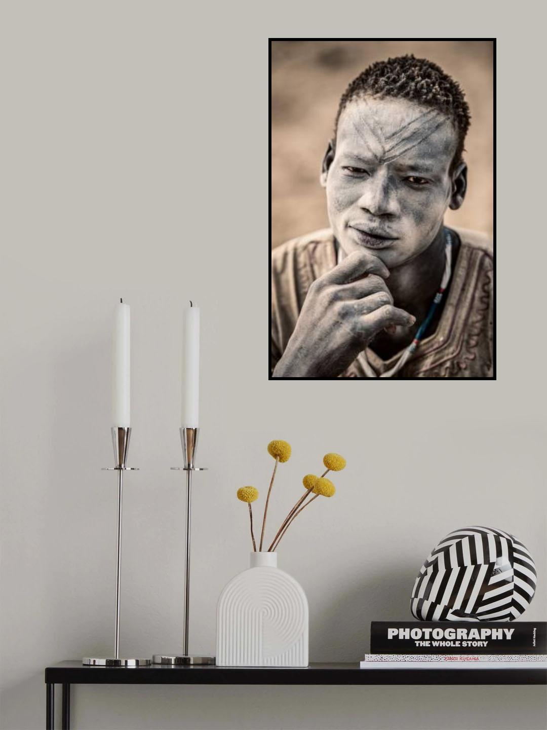 Mundari herder Poster och Canvastavla