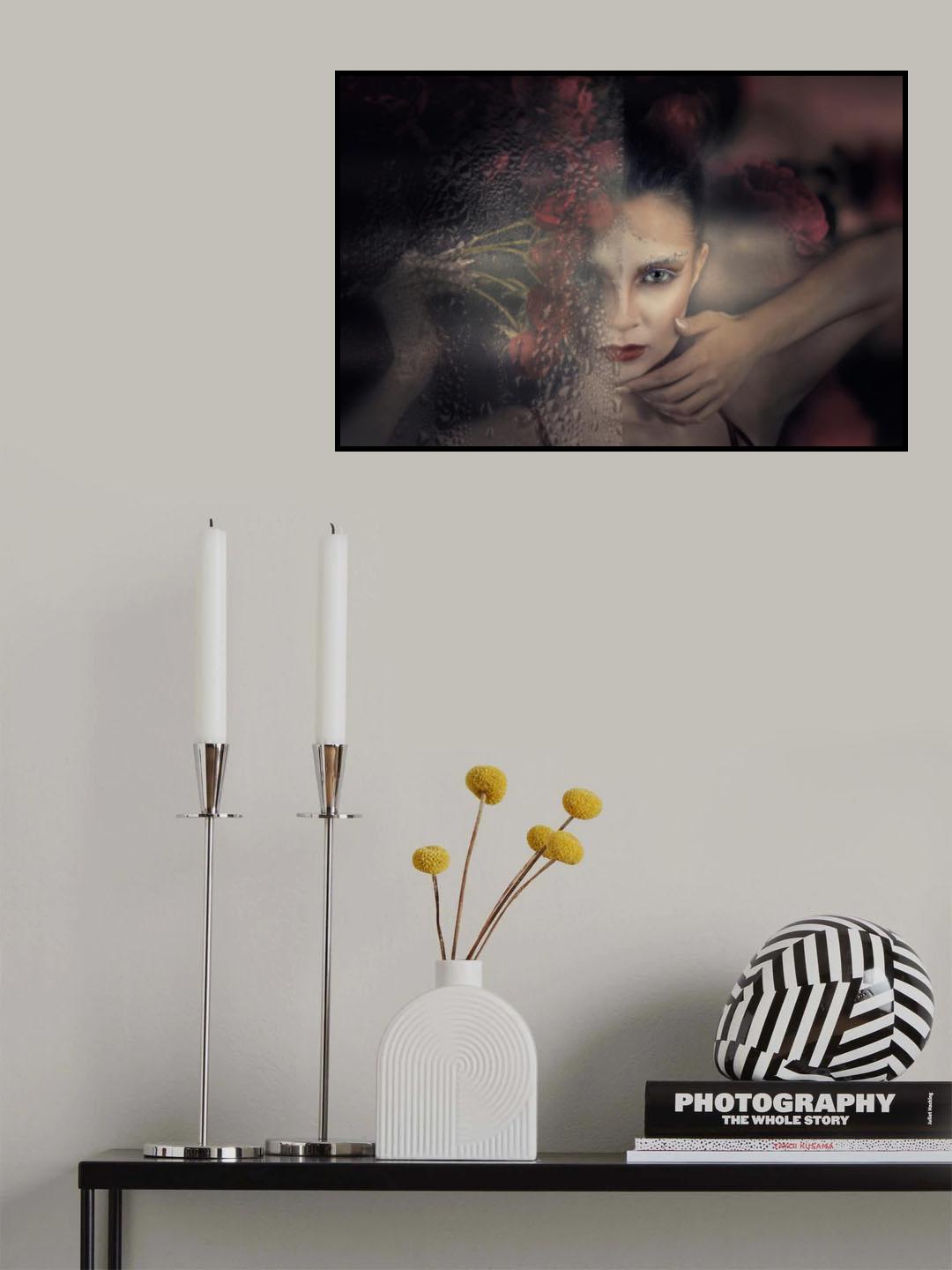 Crystals and roses Poster och Canvastavla