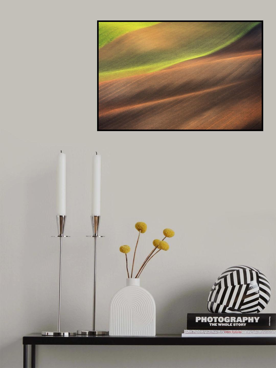 Moravian Tuscany Waves #3 Poster och Canvastavla