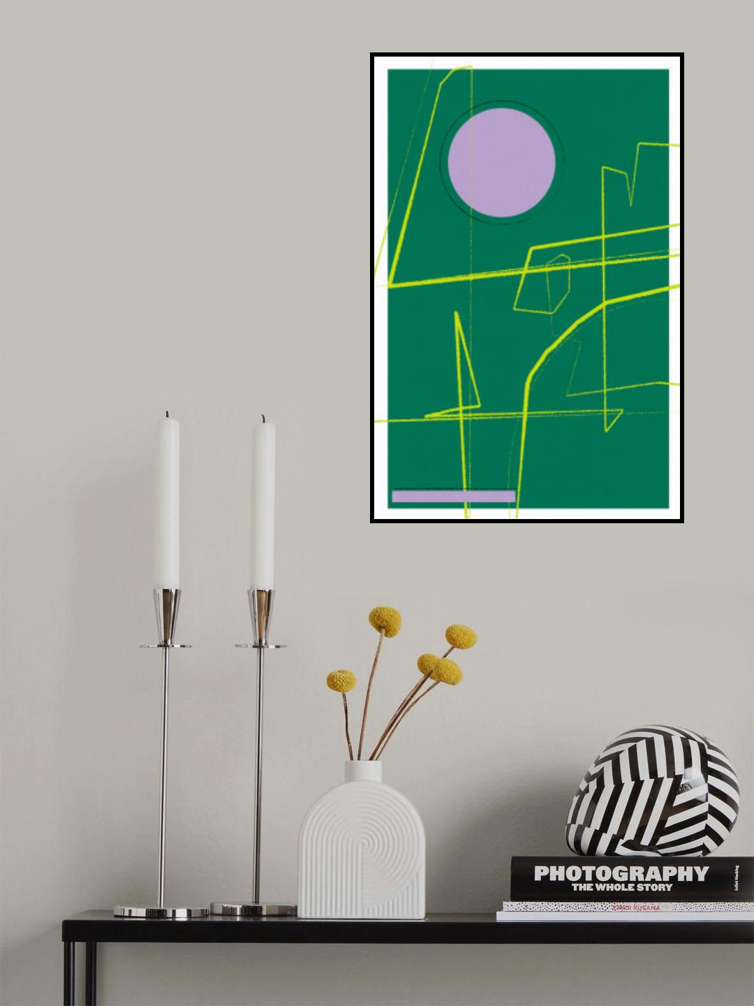 Angularlines No23 Poster och Canvastavla