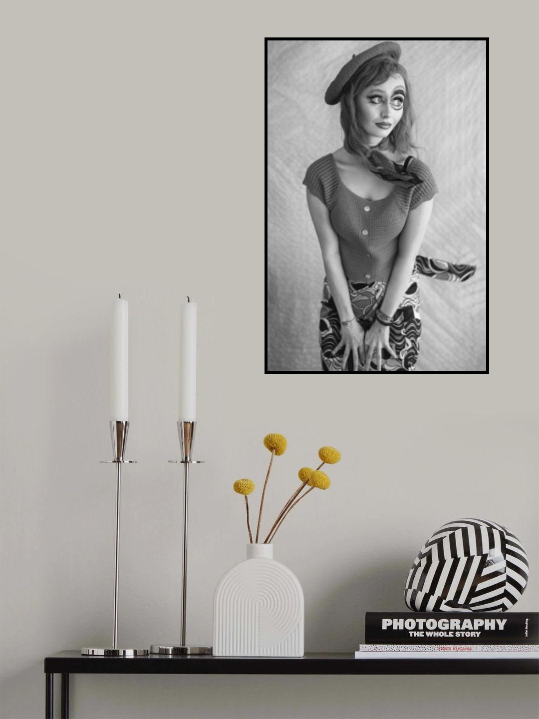 Pop Art Girl #5 Poster och Canvastavla