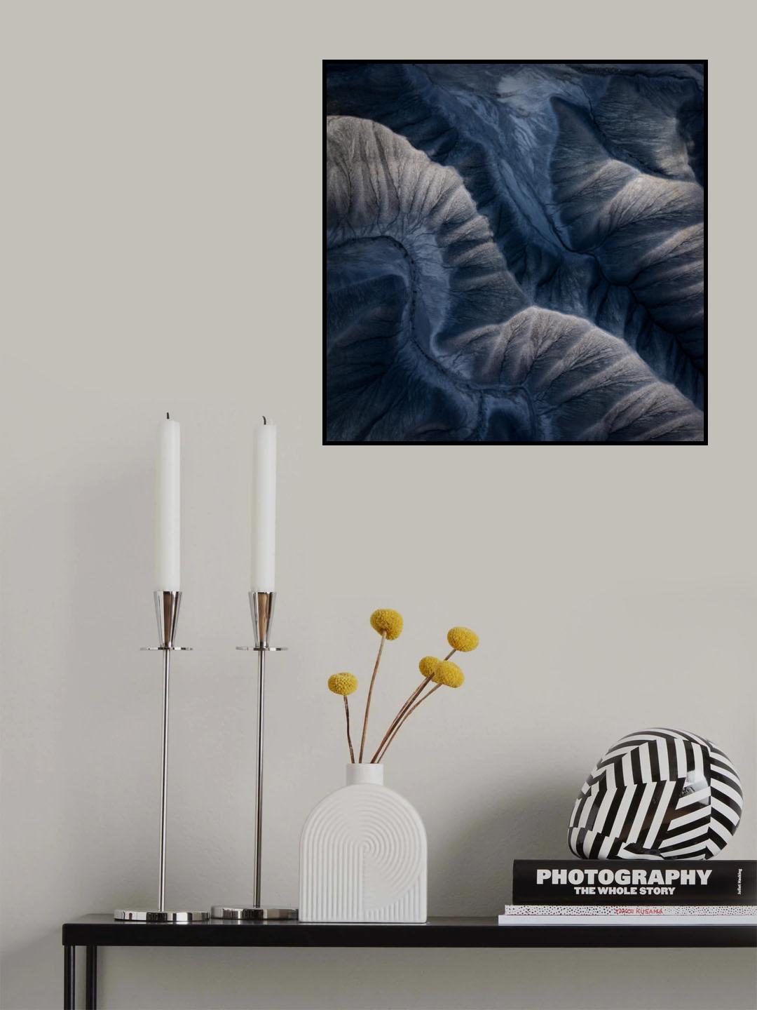 The folded land Poster och Canvastavla