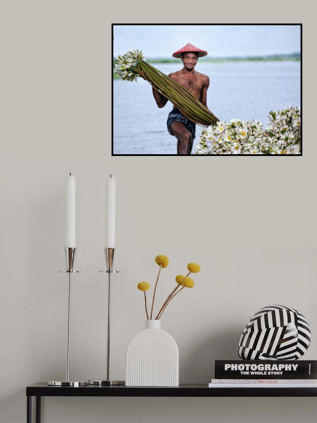 Waterlily man Poster och Canvastavla