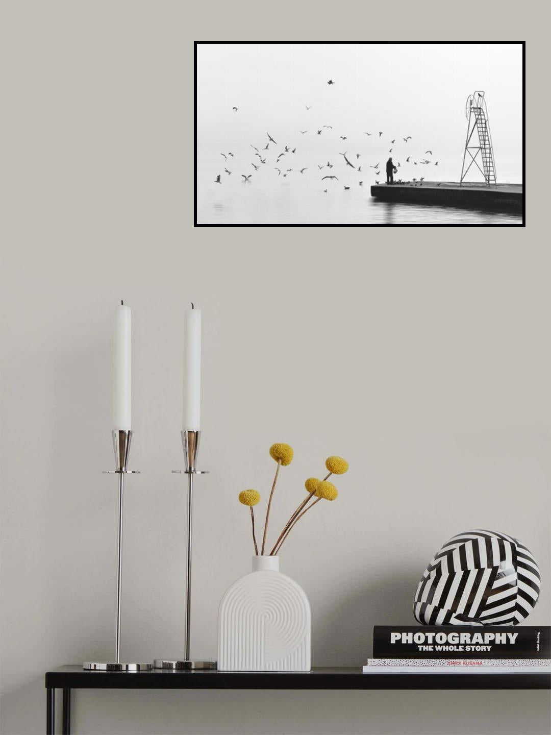 A quiet winter morning Poster och Canvastavla