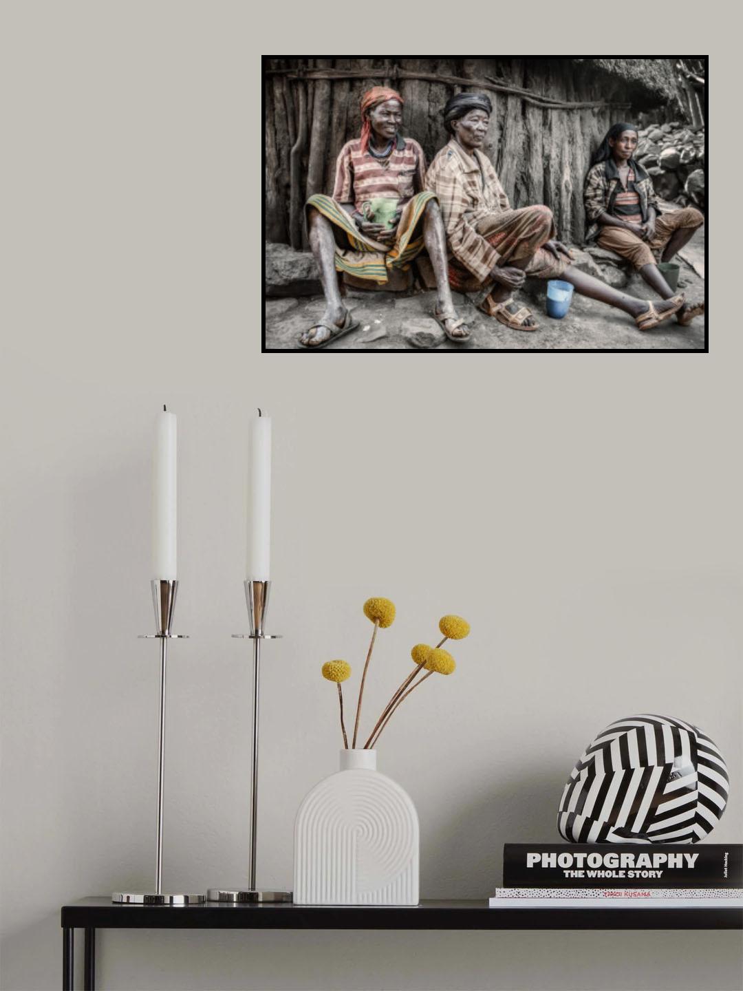 Konso ladies Poster och Canvastavla