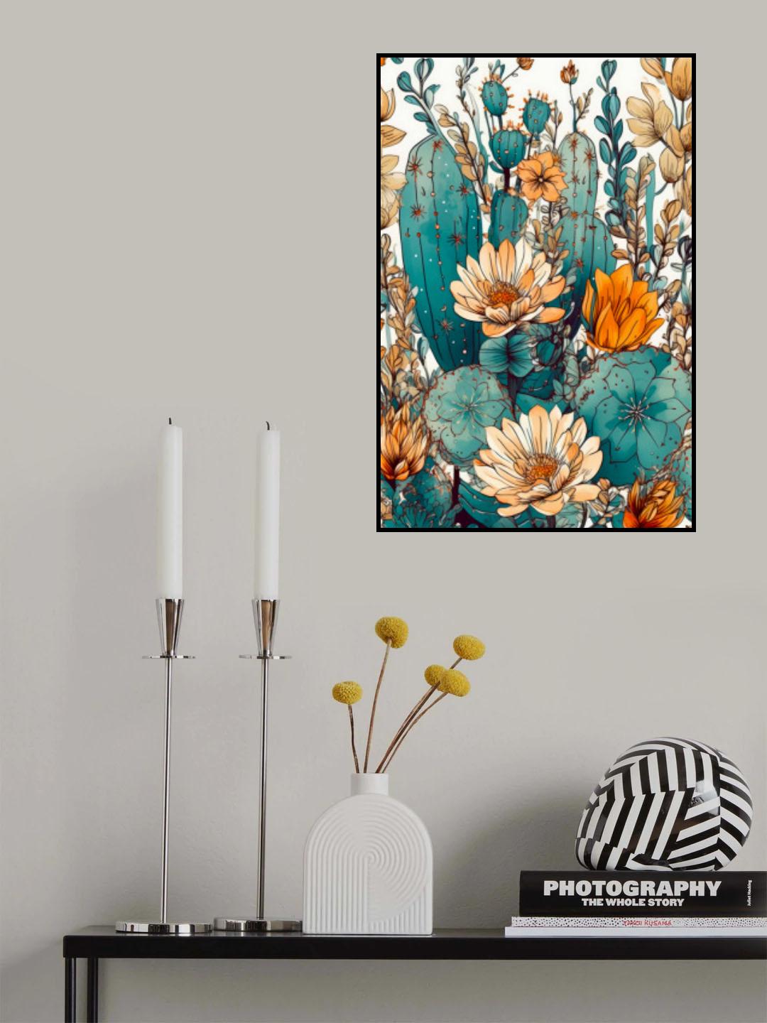 Succulents and cactus 9 Poster och Canvastavla