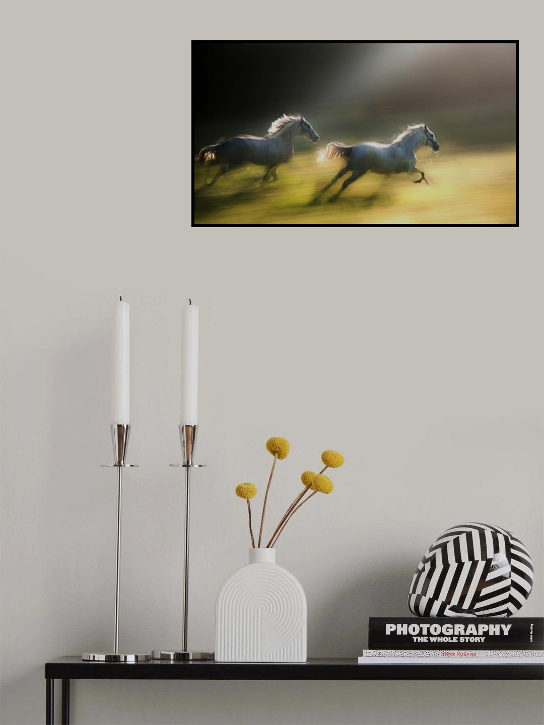 gilded path Poster och Canvastavla