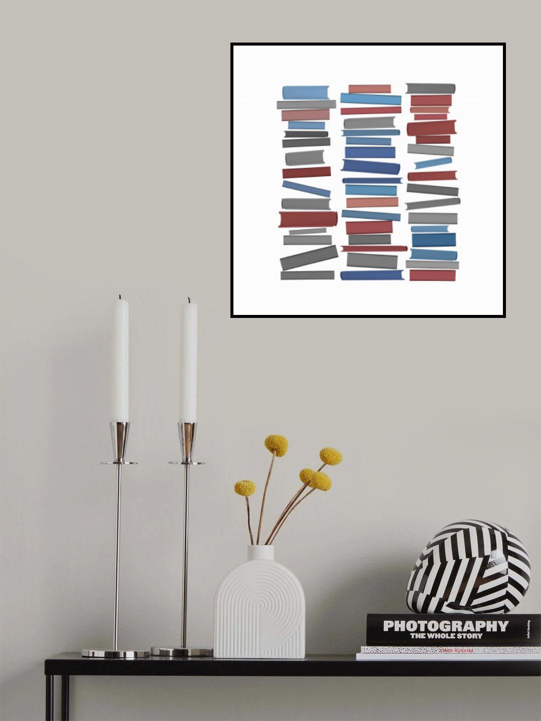 Books Colorful Poster och Canvastavla