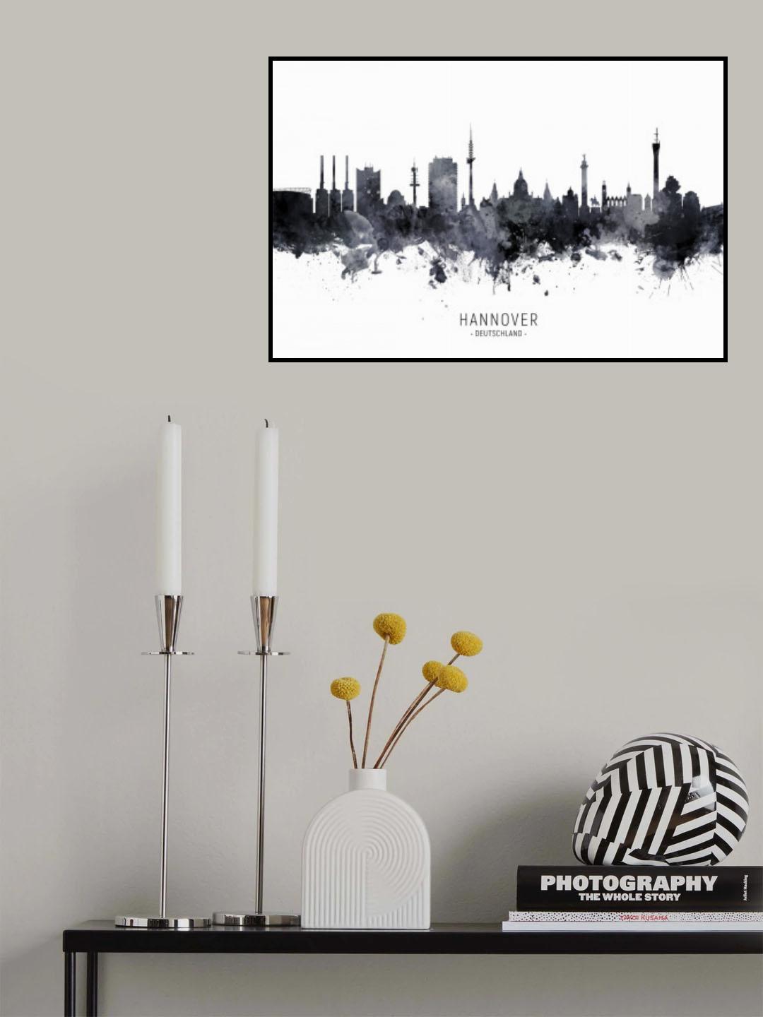 Hannover Germany Skyline Poster och Canvastavla