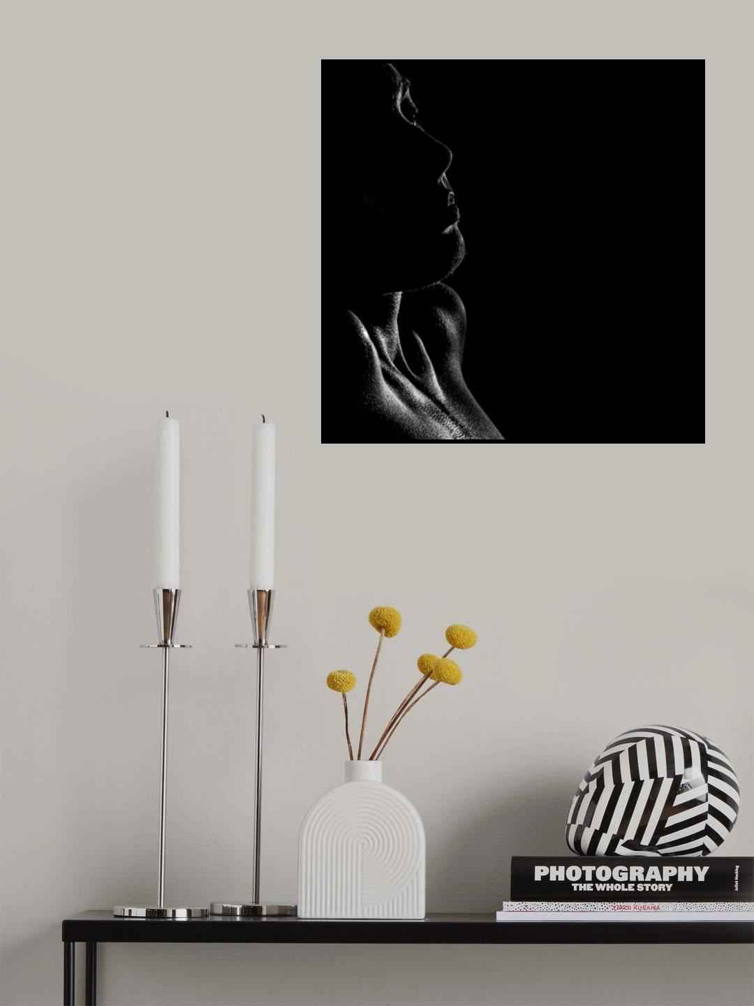 Light in black Poster och Canvastavla