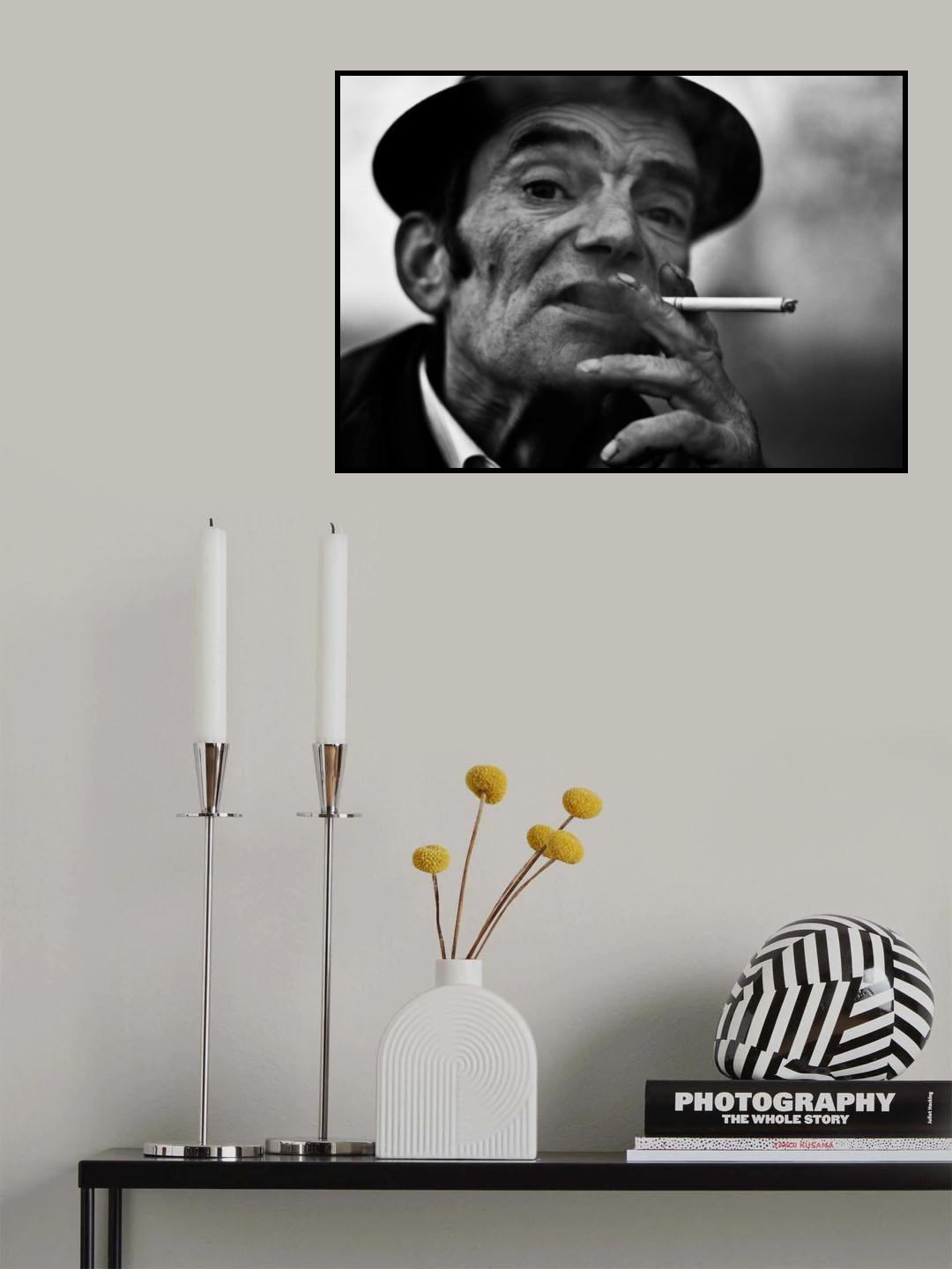 cel ce aduce ceata (the fog maker) Poster och Canvastavla