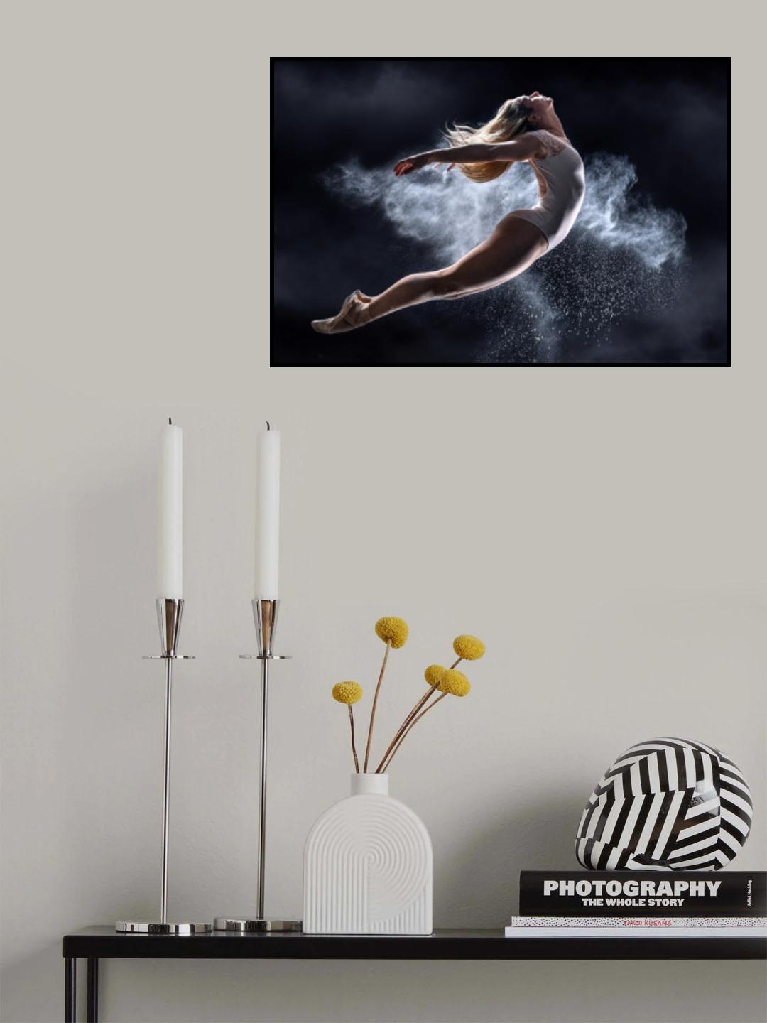 BallerinaJump Poster och Canvastavla